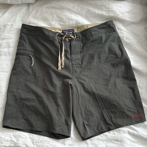 Patagonia Men's Board Shorts - Dark Gray - size 35